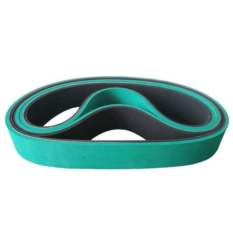 Plastic Pipe Green Red Rubber V-ribbed Belts Extruder Track belt