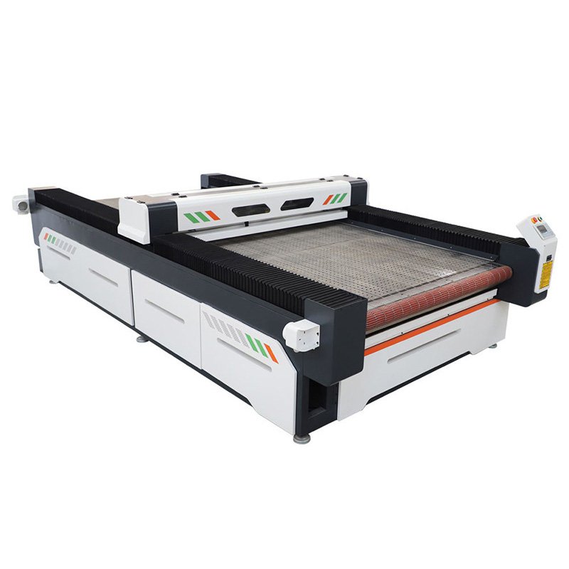 High efficiency 1830 Fabric Co2 Laser Cutting Machine With Autofeeding System for cutting fabric