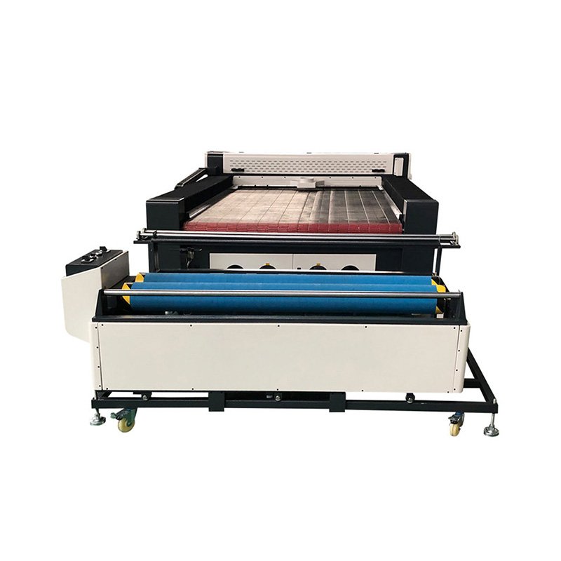 High efficiency 1830 Fabric Co2 Laser Cutting Machine With Autofeeding System for cutting fabric