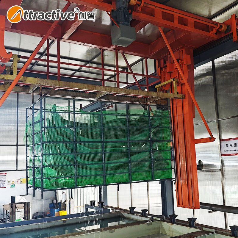 Attractivechina Industrial Powder Coating Oven Booth Powder Coating Spray Paint Line for Automotive Components