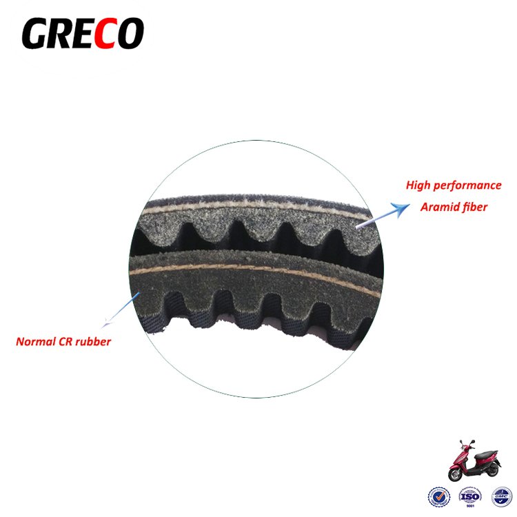High quality scooter drive belt 4CW-17641-02 rubber conveyor belts suit for YAMAHA Cygnus 125