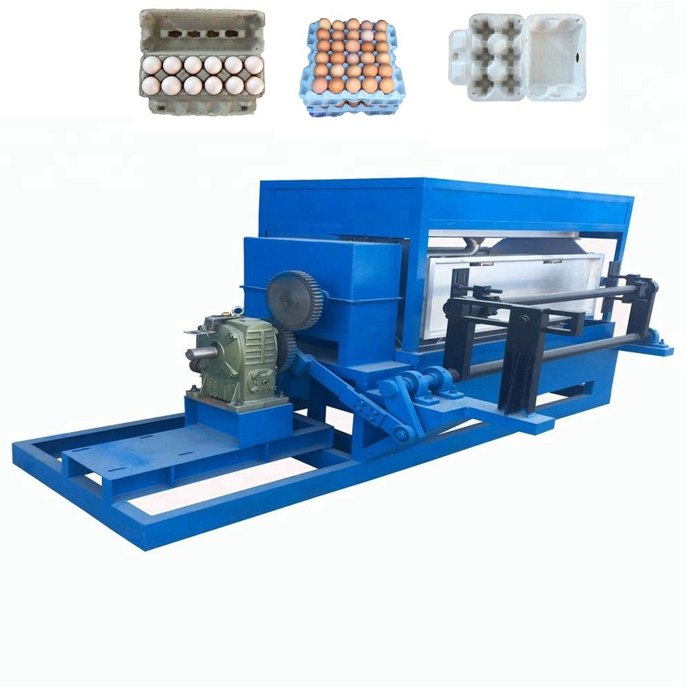 Pneumatic reciprocating Egg Trays Molding Making pulping Machine
