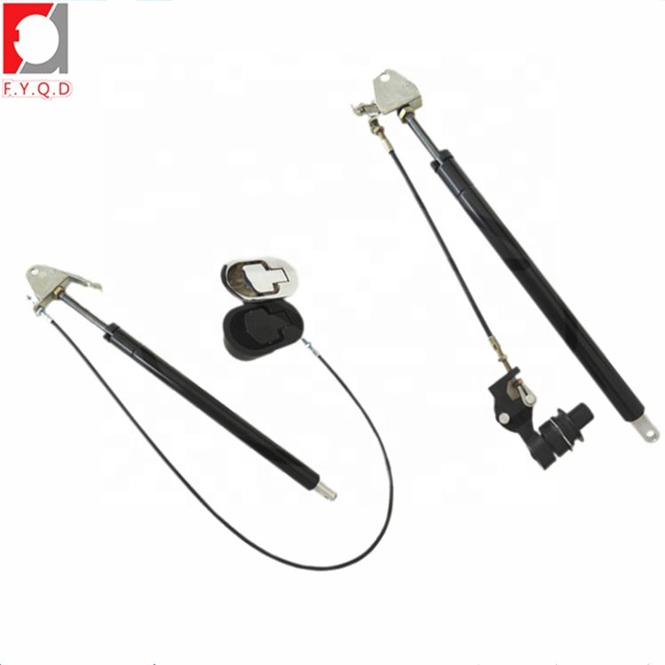 Seamless steel lockable gas spring for table height adjustable gas lift struts
