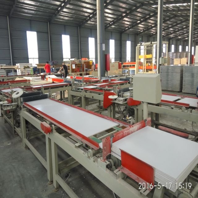 Best Price Full Automatic Gypsum Board PVC Ceiling Tiles Production Line