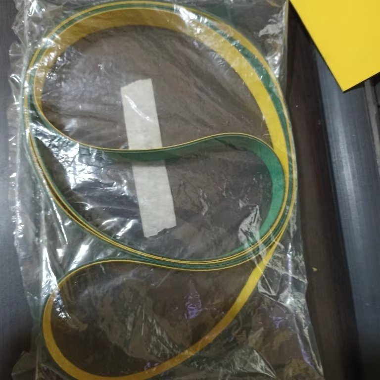 XZ Belt 2mm S18/20 Power TransmissionTangential Belt Green/Yellow Endless Vulcanized Straps Already Glued for Yarn Processing
