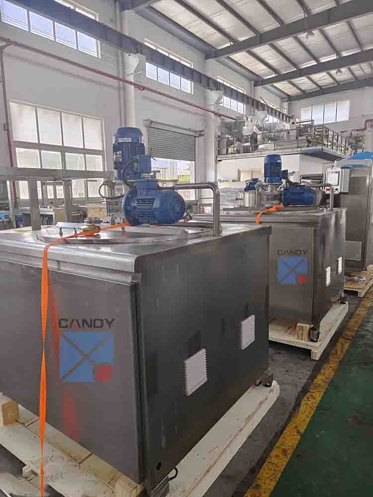 Auto Large Capacity Soft Jelly Candy Pectin Gelatin Gummy Make Equipment