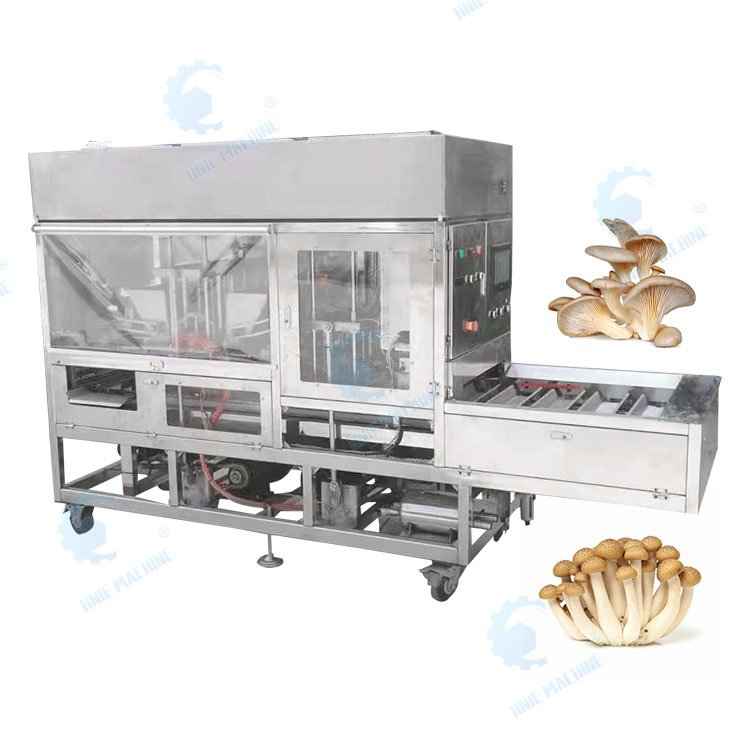 Fully Auto Filter Bag Make Mushroom Square Bag Fill Innoculation Machine Compost Spawn Machine