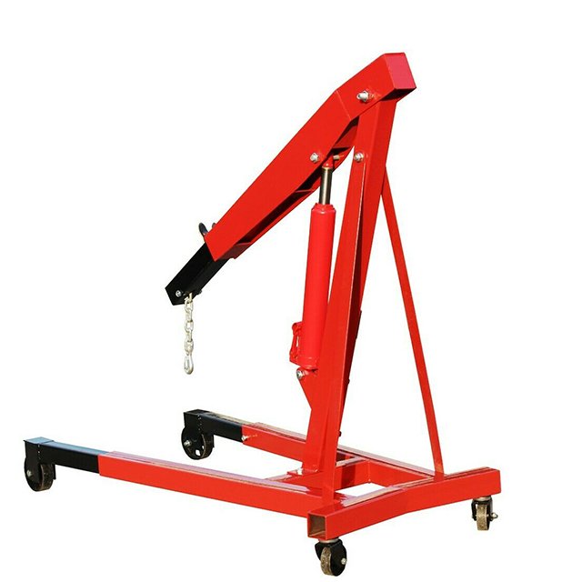 3 Ton Portable Telescopic Floor Small Lift Engine Crane for Sale