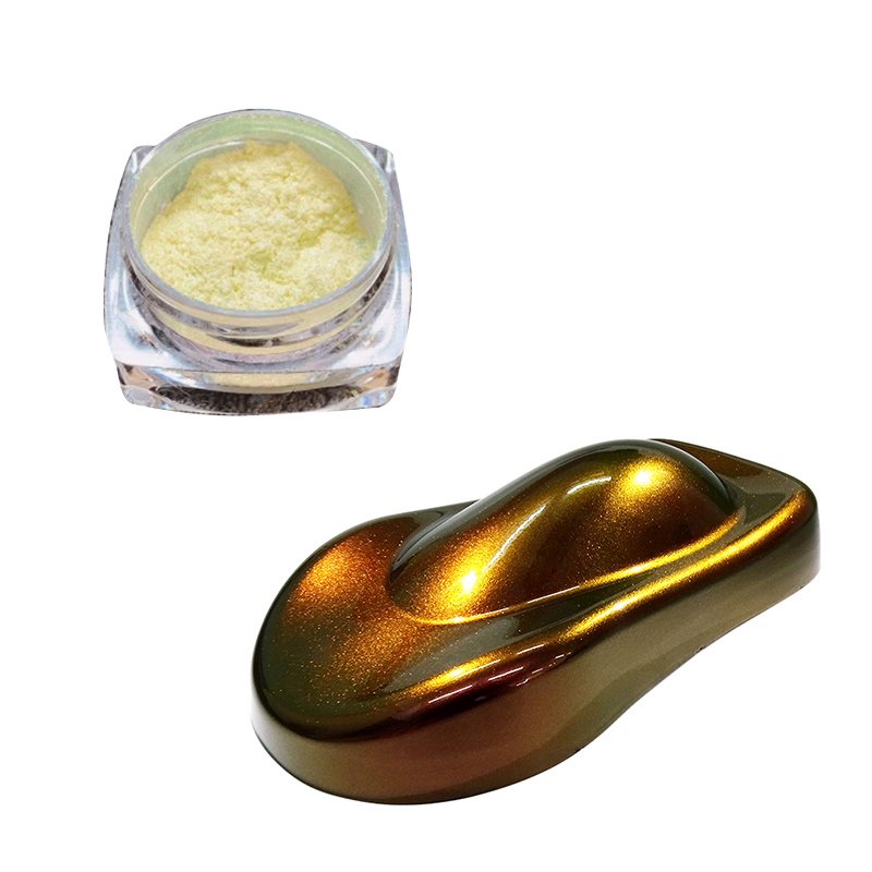 JCL011# Orange Red - Golden Yellow Chameleon Car Paint Automotive Repair Pigment Polyurethane Acrylic Car Refinish Paint