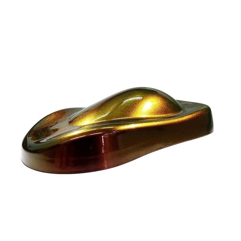 JCL011# Orange Red - Golden Yellow Chameleon Car Paint Automotive Repair Pigment Polyurethane Acrylic Car Refinish Paint