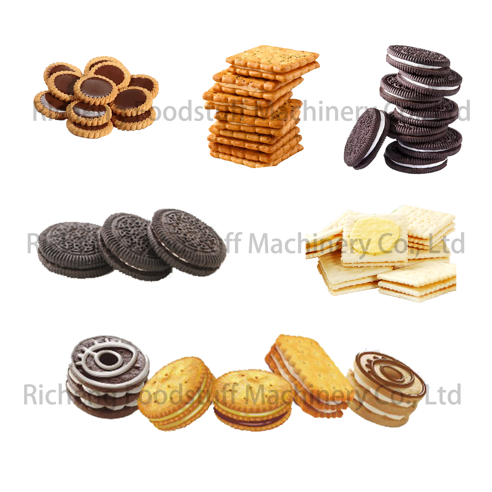 Auto Chocolate Filled Machine Center Date Roll Strip Wire Cut Filled Biscuit Machine Sandwich Soft Cookie Cake Making Machine