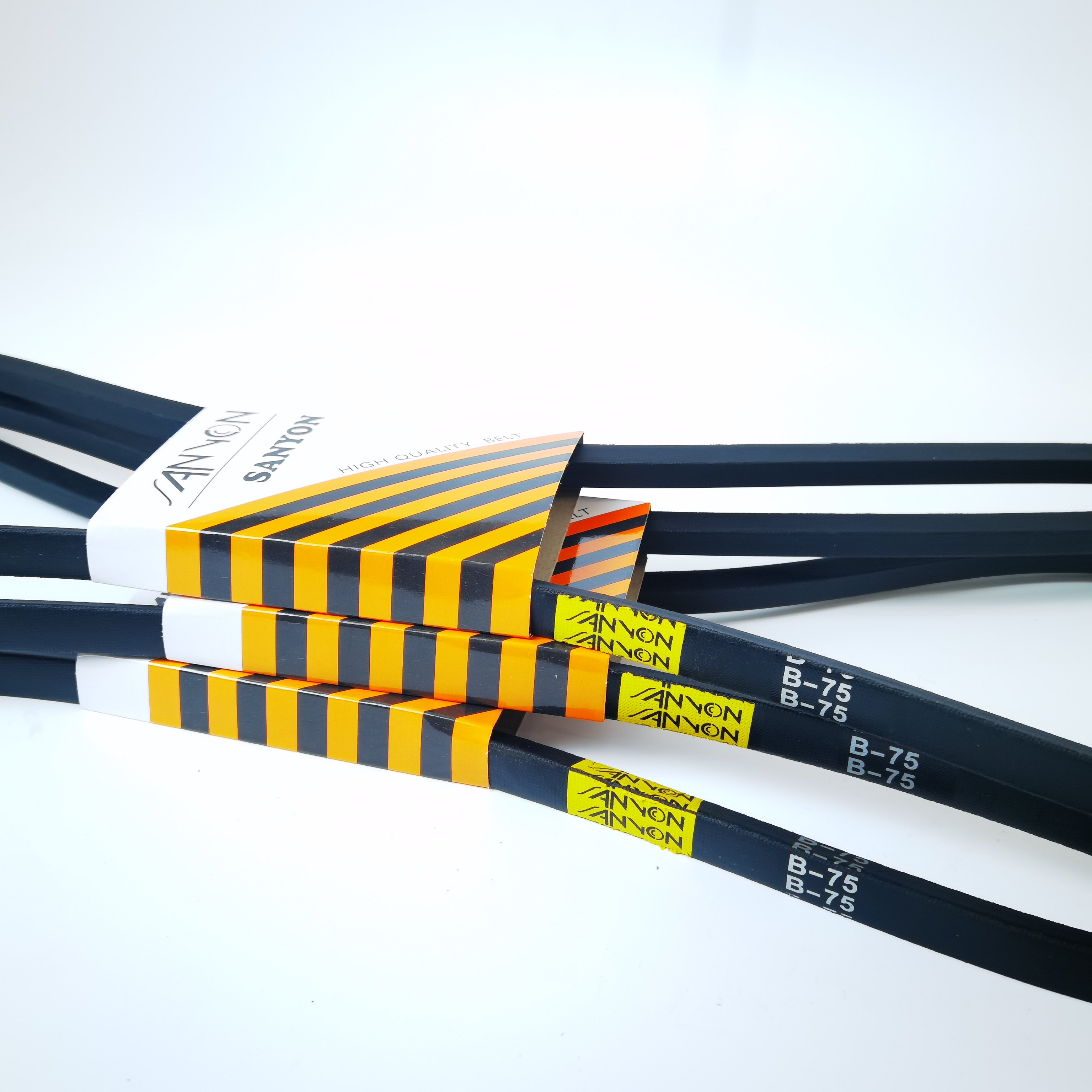 China Customized Conveyors Competitive Anti-Oil Wedge Narrow Wrapped Rubber V-Belt