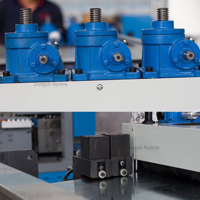 ZCJX Brand HVAC Duct Forming Cnc Auto Air Rectangular Duct Machine Line 3 Decoiler Hvac Duct Coil Line III