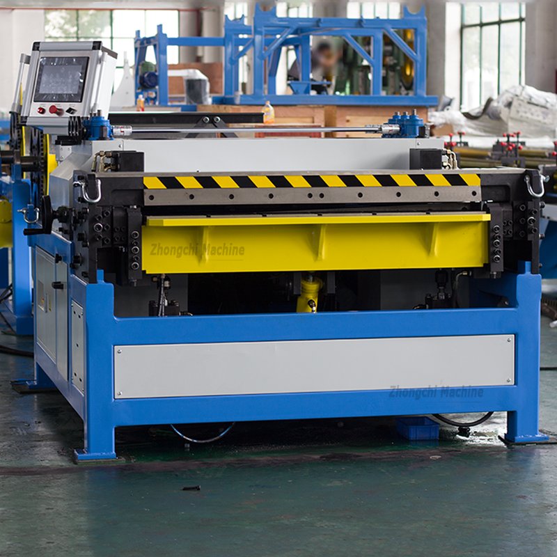 ZCJX Brand HVAC Duct Forming Cnc Auto Air Rectangular Duct Machine Line 3 Decoiler Hvac Duct Coil Line III
