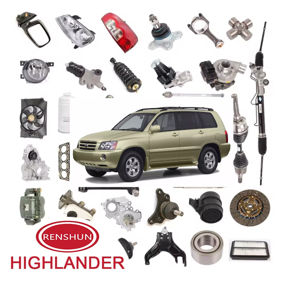 Renshun Factory Japanese Car Wholesale Price Whole Car Spare Parts Other Auto Parts Japan For TOYOTA HIGHLANDER 2009-2014