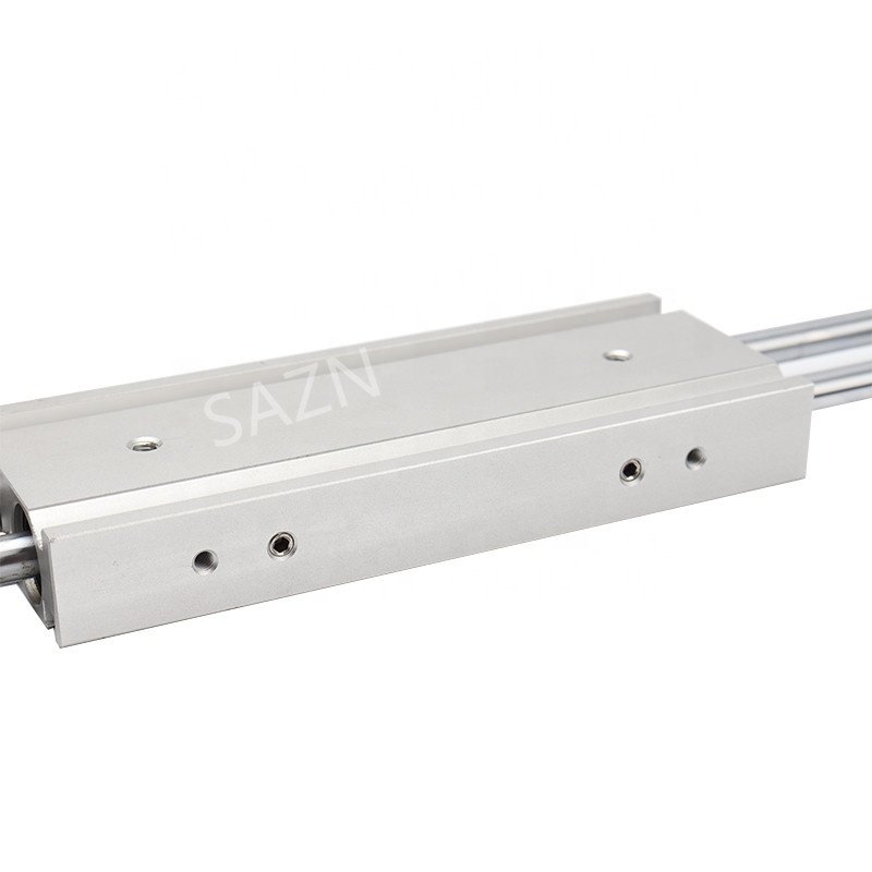SMC CXSMW Built-in Magnet Type Double Rod Double Piston Adjustable Stroke Air Slide Table Pneumatic Cylinders