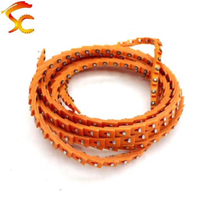 High Quality Orange Nail M Color Polyurethane V-Belt in Stock Transmission Belts
