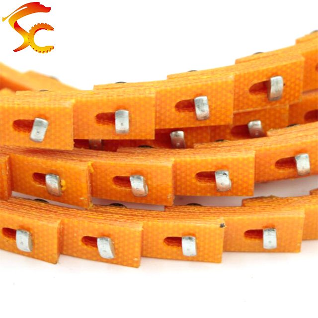 High Quality Orange Nail M Color Polyurethane V-Belt in Stock Transmission Belts