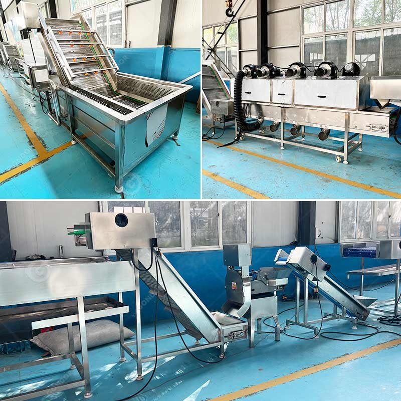 Potato Fully Automated Full Automatic Fry Chip Food Fresh Product Line Make Machine for Small Business