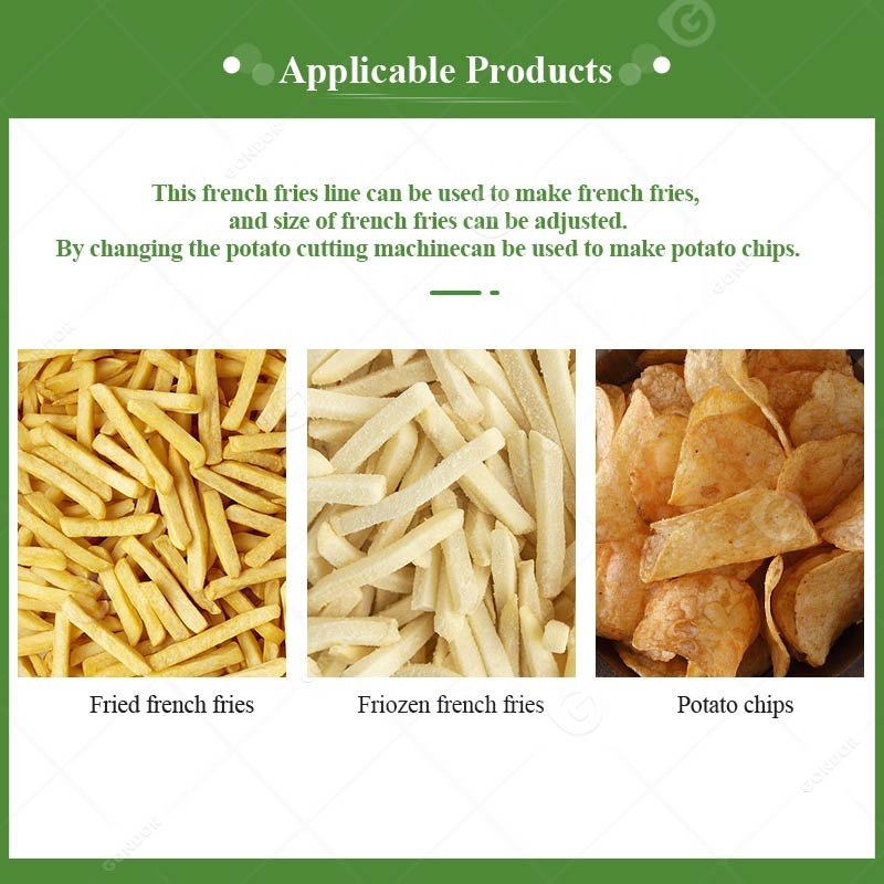 Potato Fully Automated Full Automatic Fry Chip Food Fresh Product Line Make Machine for Small Business