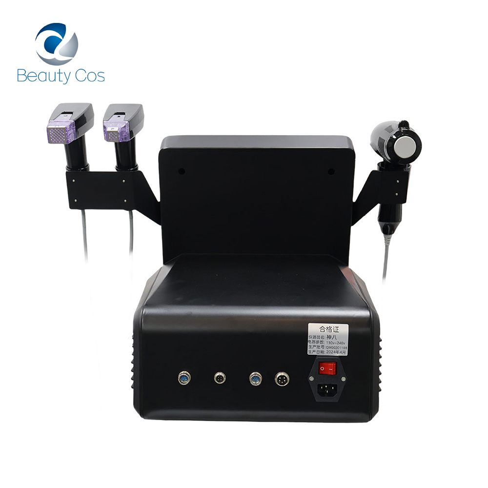 Multifunctional 3 Handle Cold Hammer RadioFrequency Face Rejuvenation Shrink Pores Equipment