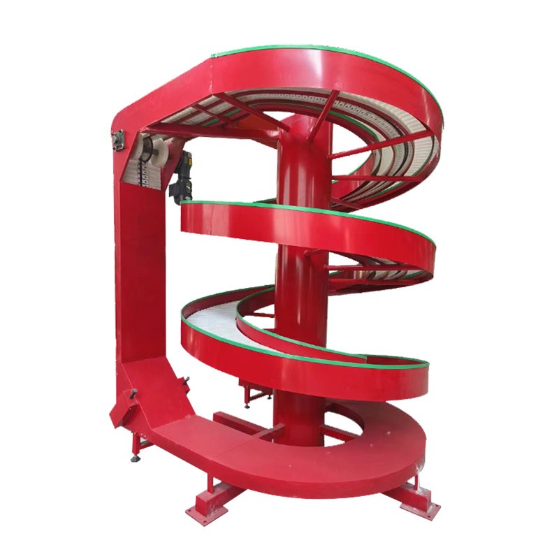 Vertical power screw conveyor vertical transmission equipment cross floors for rotary assembly line
