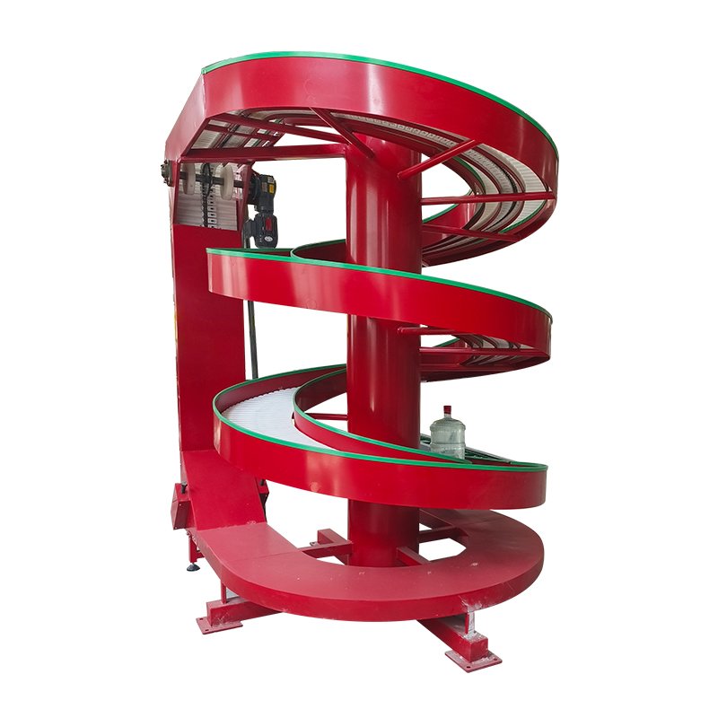 Vertical power screw conveyor vertical transmission equipment cross floors for rotary assembly line