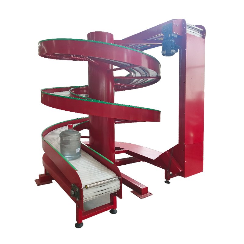 Vertical power screw conveyor vertical transmission equipment cross floors for rotary assembly line