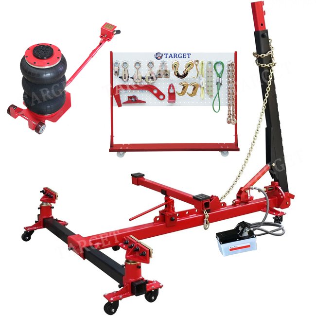 Simple Car Chassis Straightener Car Body Puller Made in China Manufacturer Crash Movable Repair System Frame Machine