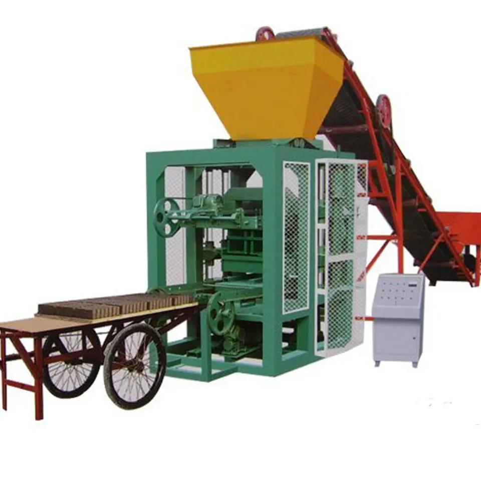 Small Egg Layer Block 4-25Plc Full Auto Brick Machine Making Automatic