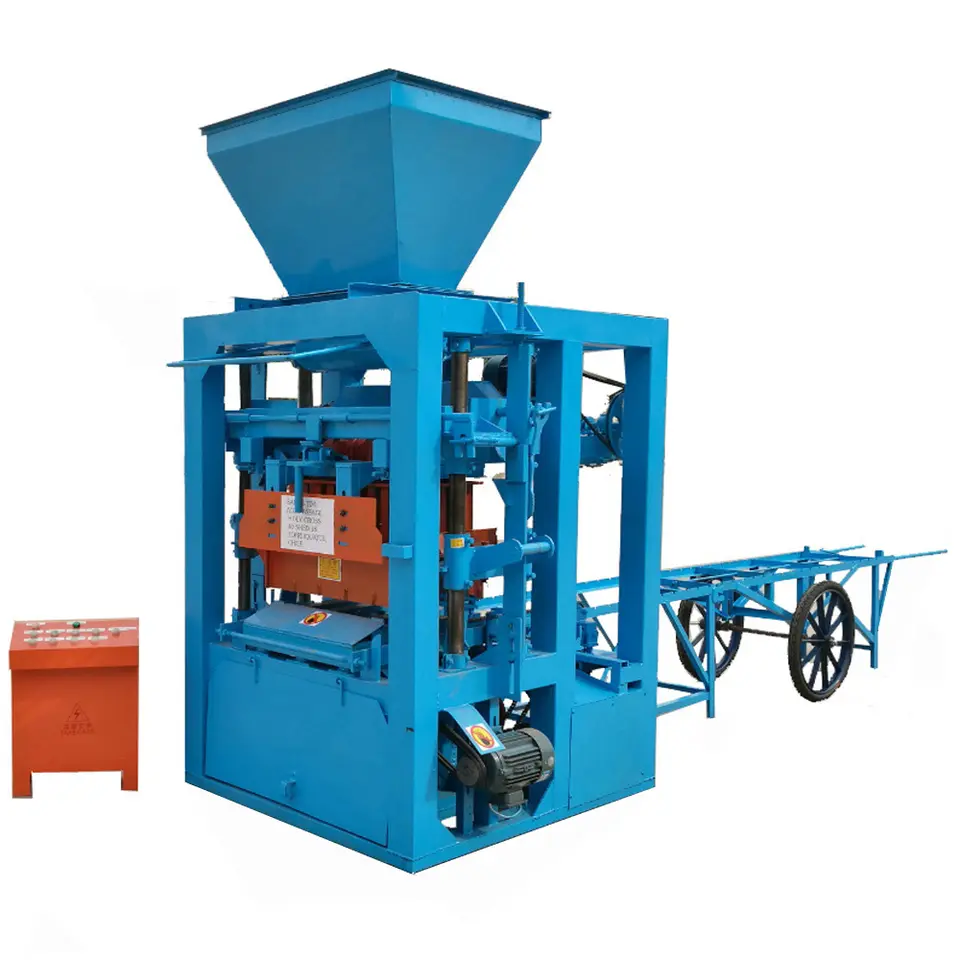 Small Egg Layer Block 4-25Plc Full Auto Brick Machine Making Automatic