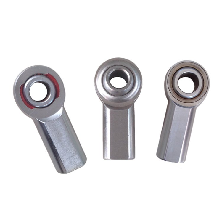 High-precision metric threaded ball joint rose-shaped self-lubricating rod end bearing