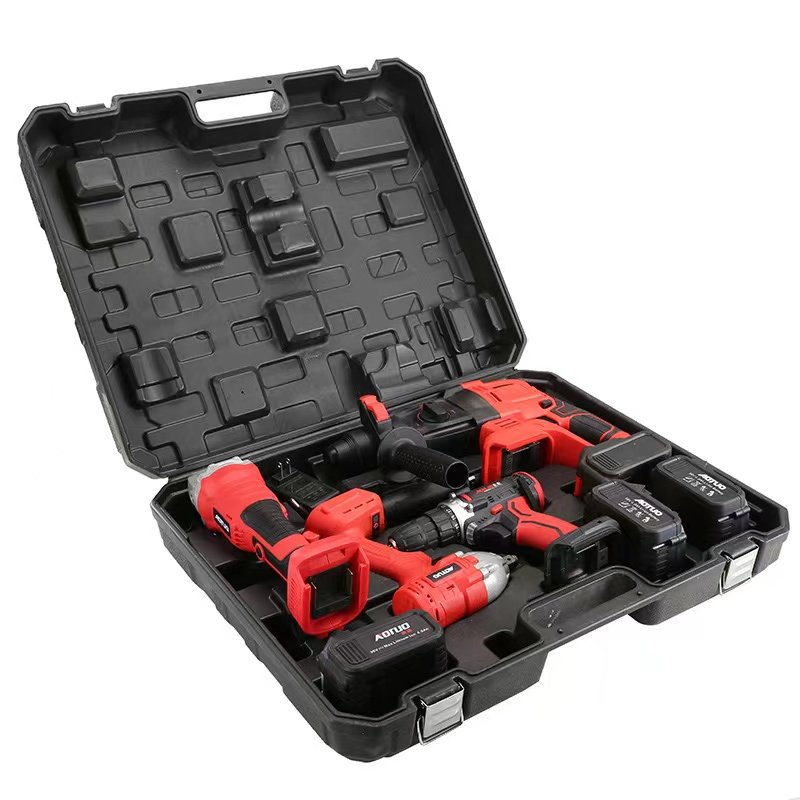 Wholesale Household Tools Kit Battery Power Tools Set 18V Cordless Impact Drill Electric Power Tools