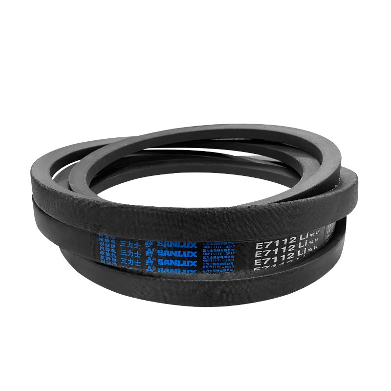 Special triangular transmission belt for mining machinery, wrapped with cloth belt, generator belt, E-type