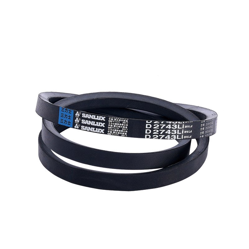 Special triangular transmission belt for mining machinery, wrapped with cloth belt, generator belt, E-type