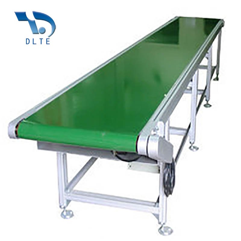 DLTE PVC Belt Conveyor Rubber Belt Conveyor With Chinese Famous motor