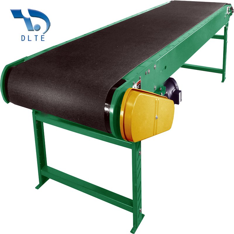 DLTE PVC Belt Conveyor Rubber Belt Conveyor With Chinese Famous motor