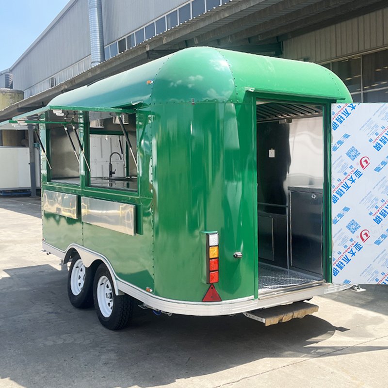 Mobile Snack Bar Ice Cream Hotdog Catering Food Cart Custom Snack Trailer Airstream Camper Van Food Truck for Sale UK