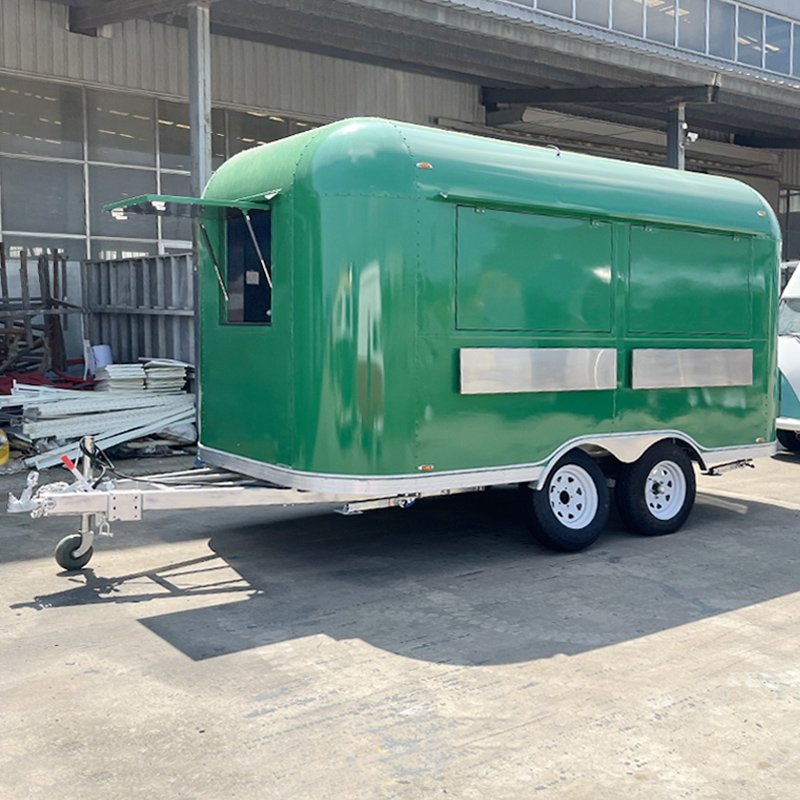 Mobile Snack Bar Ice Cream Hotdog Catering Food Cart Custom Snack Trailer Airstream Camper Van Food Truck for Sale UK