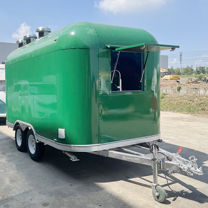 Mobile Snack Bar Ice Cream Hotdog Catering Food Cart Custom Snack Trailer Airstream Camper Van Food Truck for Sale UK