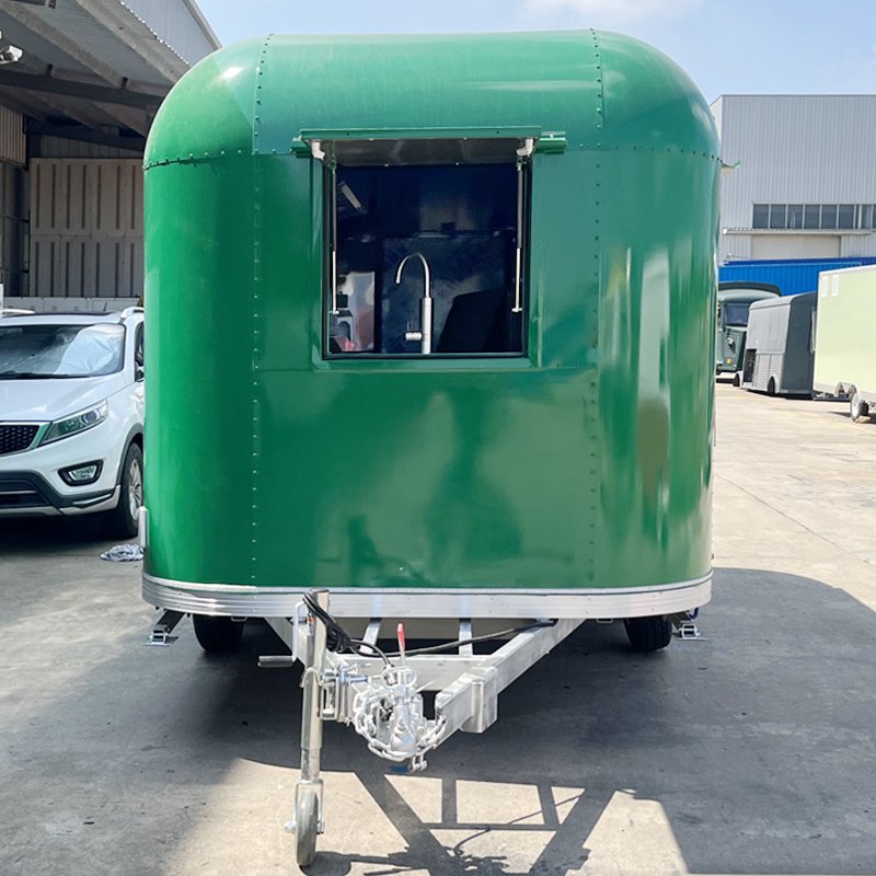 Mobile Snack Bar Ice Cream Hotdog Catering Food Cart Custom Snack Trailer Airstream Camper Van Food Truck for Sale UK