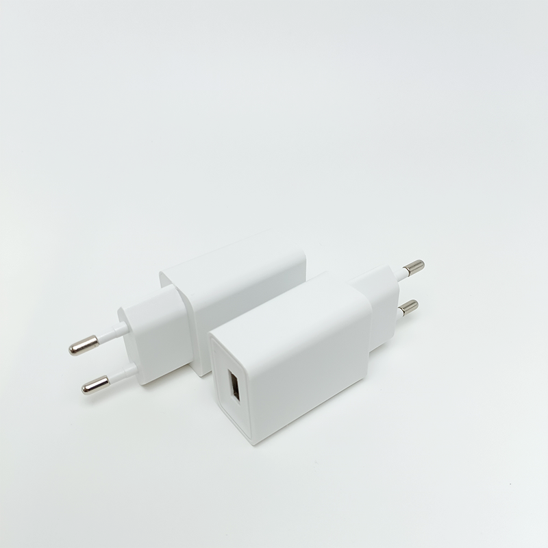 USB Wall Charger with EU Plug 5V 2A 10W Fast Charging Travel Mini Portable Adapter for Mobile Phone