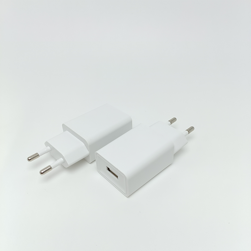 USB Wall Charger with EU Plug 5V 2A 10W Fast Charging Travel Mini Portable Adapter for Mobile Phone