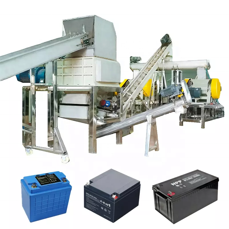 Buy Fully Automated Waste Car Lead Acid Battery Recycling Machine Production Plant for Lead Acid Battery Regeneration Machine