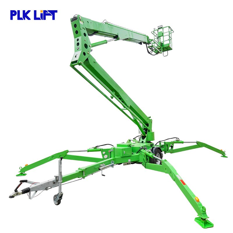 Chinese AWP Shopping Platform Hydraulic Telescopic Towed Nacelle Basket Lift with Articulated Arms