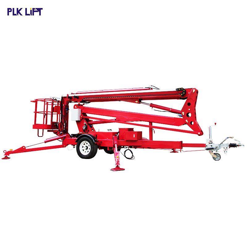 Chinese AWP Shopping Platform Hydraulic Telescopic Towed Nacelle Basket Lift with Articulated Arms