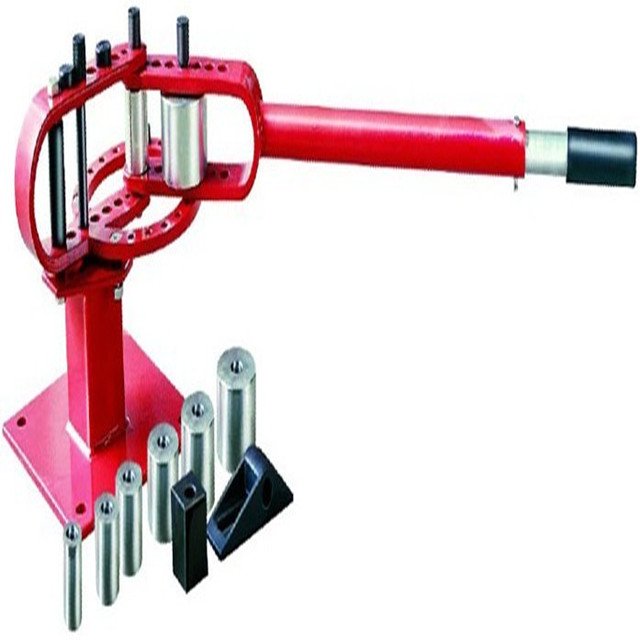 Bench Top Mechanical Manual Compact Bender Pipe Rod Bar Bender with 7 Dies