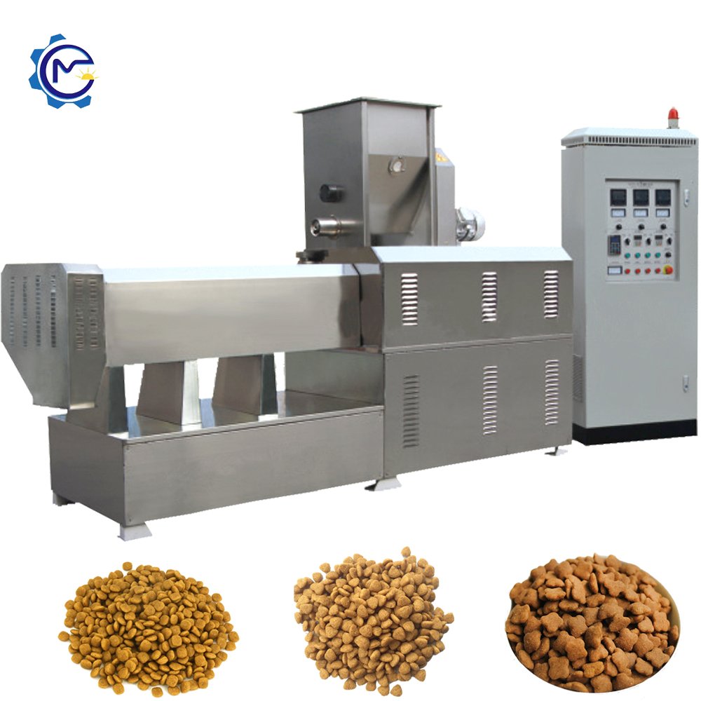 Full Auto Big Capacity Pet Dog Food Making Machine Production Line