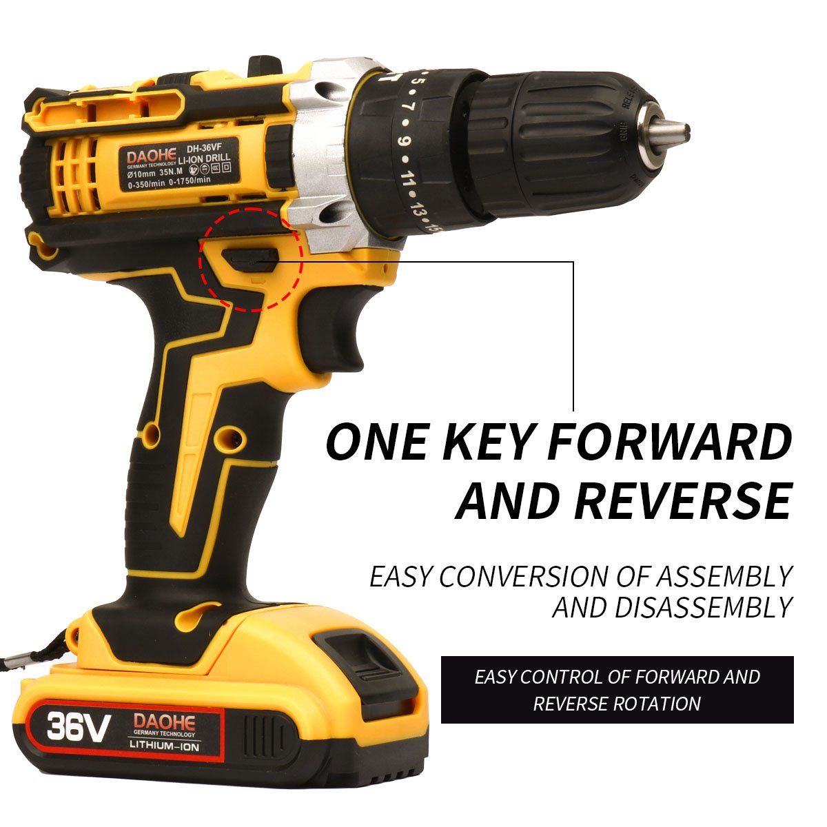 Combination Tool Set Portable Cordless Drill Wireless Lithium Electric Impact Drills Rechargeable Battery Power Screwdriver Kits