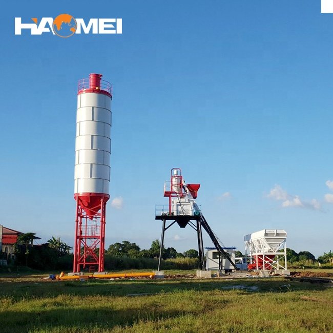 Fully Auto Control Low Cost 80 35m3 h Concrete Batching Plant Dry Wet Mixing